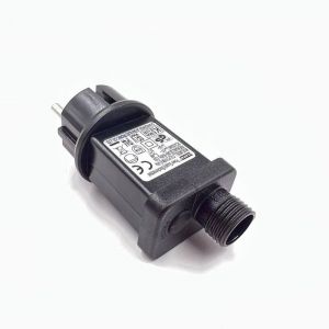 Luccika - Transformateur d'alimentation pour lumie'res led et de'corations de Noel 31V IP44 avec prise Schuko 6W avec me'moire et 8 jeux de lumie're