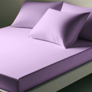 Drap-housse coton TERTIO -Lila