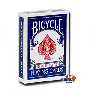 Bicycle Jeu de 54 cartes : Magie Dos Bleu /Face Blanche