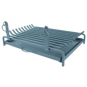 El zorro IMEX ? Grille Chemin&eacute;e avec tiroir (Forge, 60 x 45 cm) - 10923-F