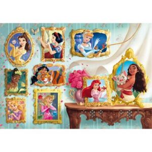 Clementoni Puzzle Compact 1000 pièces : Princesses Disney