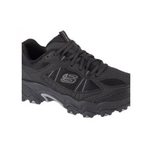 Skechers Chaussures de Randonn&eacute;e Homme Stamina Upper Stitch Noires Taille 44 EU - Confort et Durabilit&eacute;