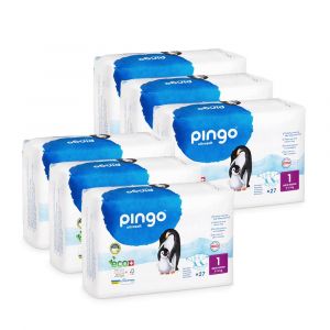 pingo Pañales Ecológicos Talla 1 New Born6 x 27