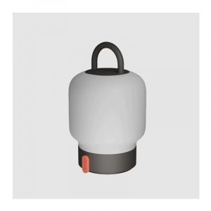 Kooduu - Lampe de table Loome anthracite - 13x13x21 cm