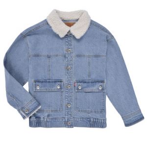Levi's Veste enfant LVG DENIM JACKET W/ SHERPA COL Bleu - Taille 10 ans,12 ans,14 ans,16 ans