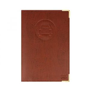 Porte-papiers voiture ancien permis + carte grise &ndash; PVC Gold &ndash; Format 15 &times; 10 cm &ndash; Made in France &ndash; Color Pop