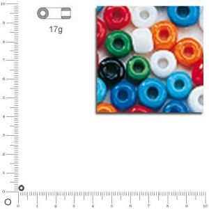 Rayher Perles de rocaille opaques - 2.6 mm - multicolore