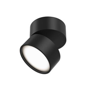 Boutica-design Plafonnier Onda Noir LED 12W 3000K