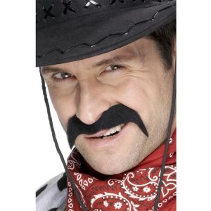 Moustache de cowboy pour adulte