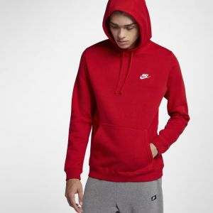 Nike Sweatà capuche Sportswear Club Fleece pour Homme - Rouge - Couleur Rouge - Taille 2XL