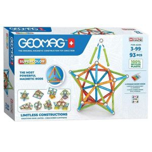 Geomag Super Color Recycled 93 pièces multicolores