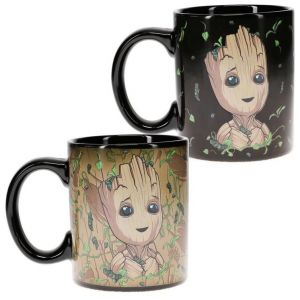 Paladone Mug de Les Gardiens De La Galaxie - Groot (Tasse mit Thermoeffekt) - pour Unisexe - multicolore