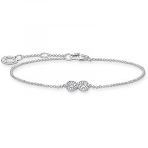 Thomas Sabo Bracelet Infinity argent Argent sterling 925 Gris