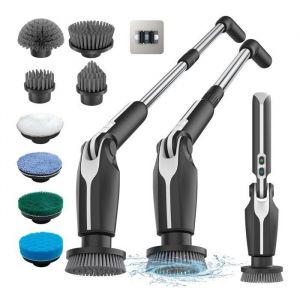 Brosse rotative électrique Leebein YMG-820 avec télécommande 8 têtes 2 vitesses 90 min salle de bain
