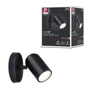 Paulmann 66774 Spotlight Zyli IP44 GU10 230V max. 10W dimmable noir mat