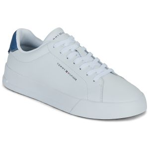Tommy Hilfiger Baskets basses TH COURT LTH DETAIL ESS Blanc - Taille 40,41,42,43,44,45