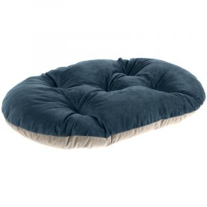 Image de Ferplast PRINCE Coussin en velours doux pour chiens et chats. Diverses couleurs et tailles.. Variante 45/2 - Mesures: 43 x 30 cm - Bleu