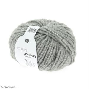 Image de Rico Design Laine - Creative Bonbon Super Chunky - Gris clair mélangé - 100 gr