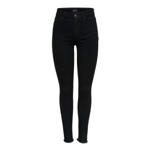 Only NOS Onlblush Mid SK Ank Rawjns Rea2343 Noos Jean Skinny, Noir (Black Denim), W29/L30 (Taille Fabricant: Medium) Femme