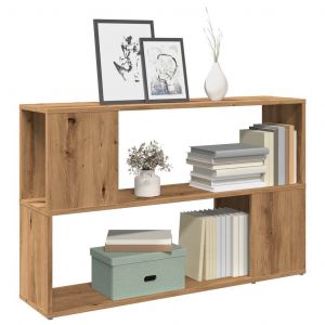VidaXL Bibliothèque Chêne Artisanal 100x24x63 Cm Bois D'ingénierie