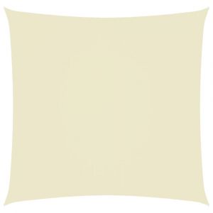 Voile toile d'ombrage parasol tissu oxford carré 3 x 3 m crème 02_0009486