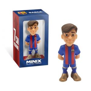 Minix Football Stars Mini Format - FC Barcelone - GAVI - Figurine &agrave; Collectionner 7 cm