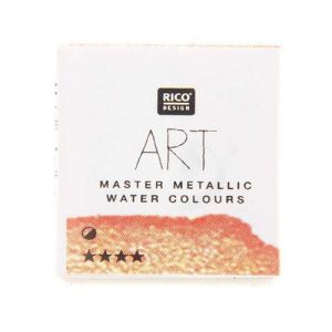 Rico Peinture Aquarelle métallique 1/2 godet - Ab t