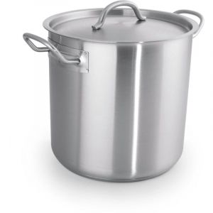 Image de WAS Marmite avec couvercle en Acier au nickel-chrome 9 L H 200 mm Ø 240 mm Germany