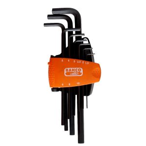 Bahco JEU DE TOURNEVIS DANGLE, 9 PCS, 6 PANS, LONGS, BRUNIS - BE-9588