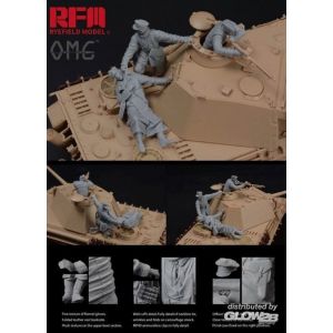 Figures For Pant r G, Fallen Resin 1:35e Rye Field Model