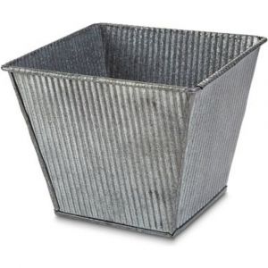 Image de Blooma Jardini&egrave;re carr&eacute;e en galva 16 x 16 x 13 cm