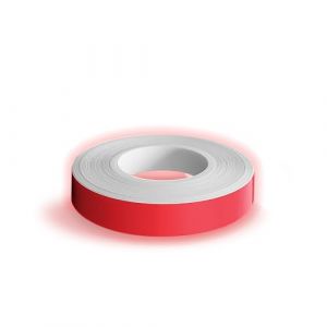 Bandes Wheel Stripes Fluorescents pour les Jantes des Motos, Rouge, 9 mm x 6 mt