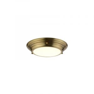 Elstead Plafonnier Interieur Welland Laiton Vieilli 1x12W LED