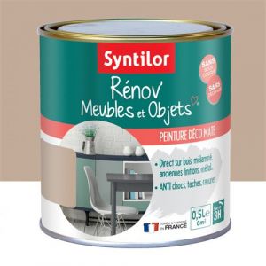 Image de Peinture meuble et boiserie Rénov SYNTILOR caramel nature mat 0.5 l