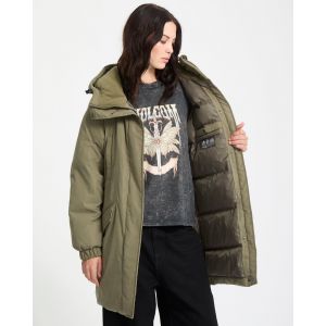 Volcom Parka Sleepi Puff Up - Wintermoss - Taille XL