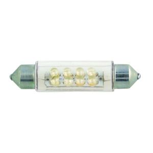 1 Ampoule navette 8 LED 44mm eclairage blanc
