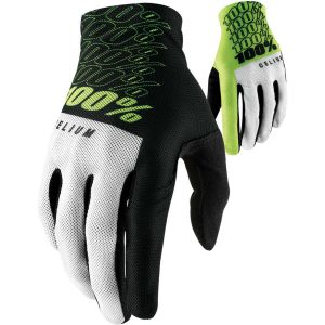 Image de 100% Paire de gants 100 celium jaune fluo noir m