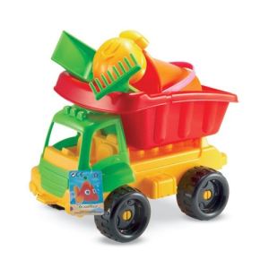 Ecoiffier Camion garni de jouets de plage (34 cm)