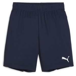 Puma TeamGOAL Shorts Jr, Short en Maille Adultes Unisexes Navy White, 705753