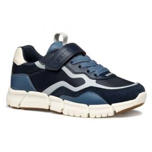 Geox J FLEXYPER Boy A Basket, Navy/Lt Grey, 37 EU