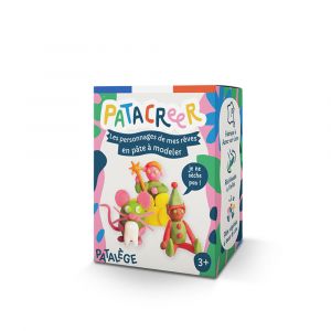 Patacreer - Kit à fabriquer Mes personages de mes rêves en Pâte à Modeler