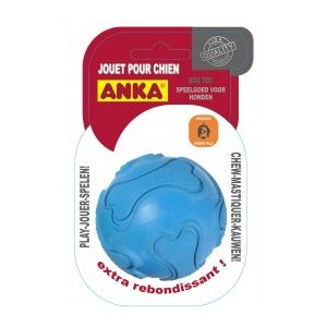 Anka Balle caoutchouc dure Extrabounce pour chien Taille L Diamètre 9 cm