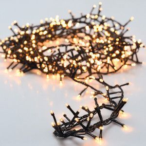 Ecd Germany Guirlande l ineuse à LEDs 24m blanc chaud avec 1200 LEDs