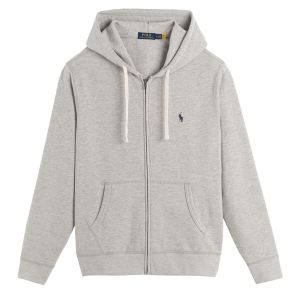Ralph Lauren Sweat zippé à capuche Polo RL Fleece Gris - Taille XL