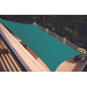 Voile d'ombrage rectangulaire SERENITY 4,20 x 3,00 m Bleu Canard Bleu