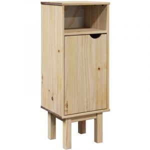 VidaXL Armoire De Salle De Bain "Otta" 35x30x90 Cm Bois Massif De Pin