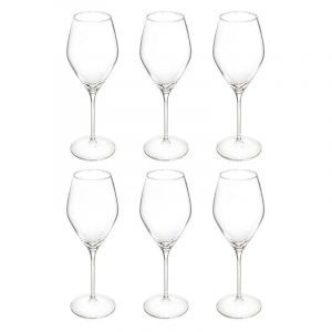 Lot de 6 Verres à Vin Silvia 34cl Transparent