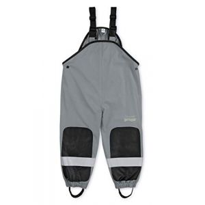 Image de Sterntaler Salopette de pluie enfant fonctionnelle gris fum&eacute; - Taille 92 (2 ans)
