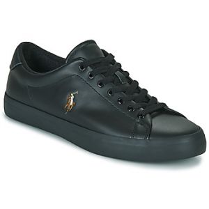Ralph Lauren Baskets basses Polo LONGWOOD-SNEAKERS-LOW TOP LACE - Couleur 41,42,43,44 - Taille Noir