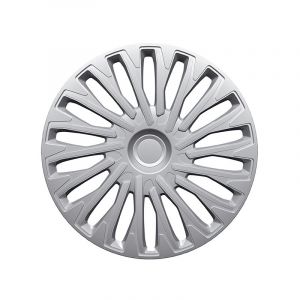 Polaire Bo&icirc;te de 4 enjoliveurs soho Silver abs 14' - RA14-5SOC - Ce produit de marque est neuf
